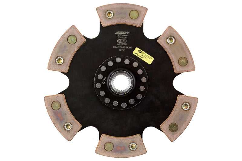 ACT, ACT 1981 Nissan 280ZX 6 Pad Rigid Race Disc