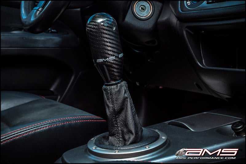 AMS, AMS Performance 01-07 Mitsubishi EVO VII/VIII/IX/X 5 Speed Carbon Fiber Shift Knob w/Logo