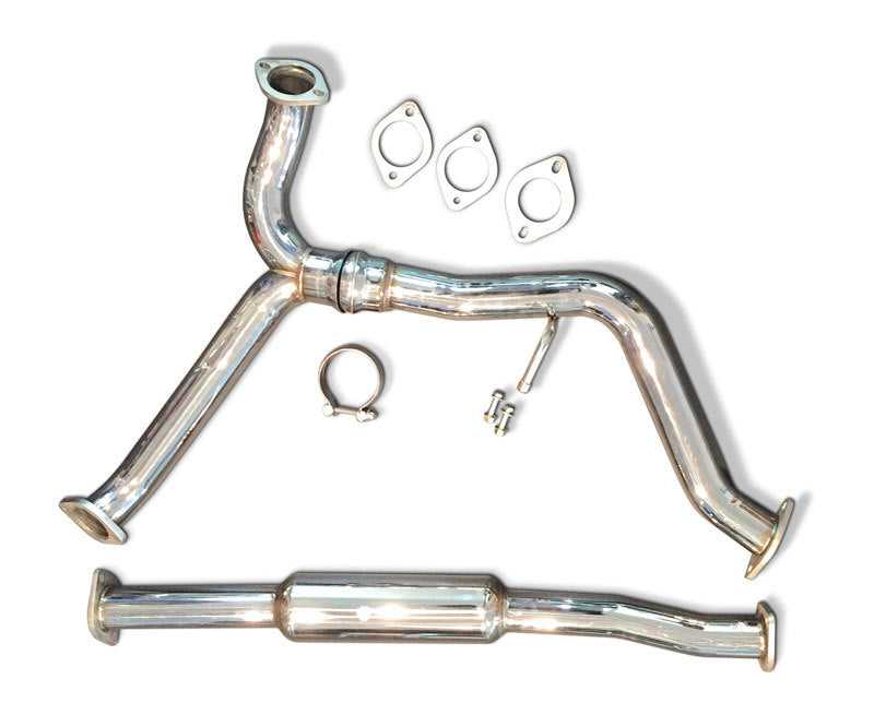 AVO, AVO 10-14 Subaru Impreza WRX SS Center Pipe Kit 2.5in w/Resonator to 2.5in Y-Section w/Recip Ball