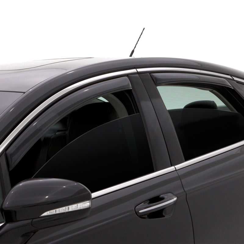 AVS, AVS 00-05 Ford Focus ZX4 Ventvisor In-Channel Front & Rear Window Deflectors 4pc - Smoke