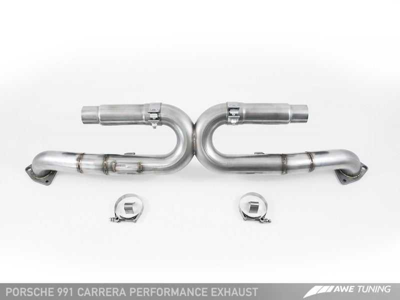 AWE Tuning, AWE Tuning 991 Carrera Performance Exhaust - Diamond Black Tips