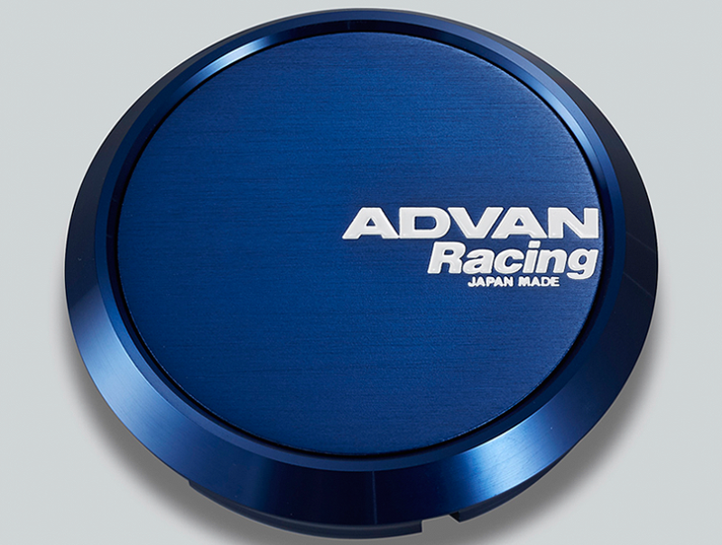 Advan, Advan 73mm Flat Centercap - Blue Anodized