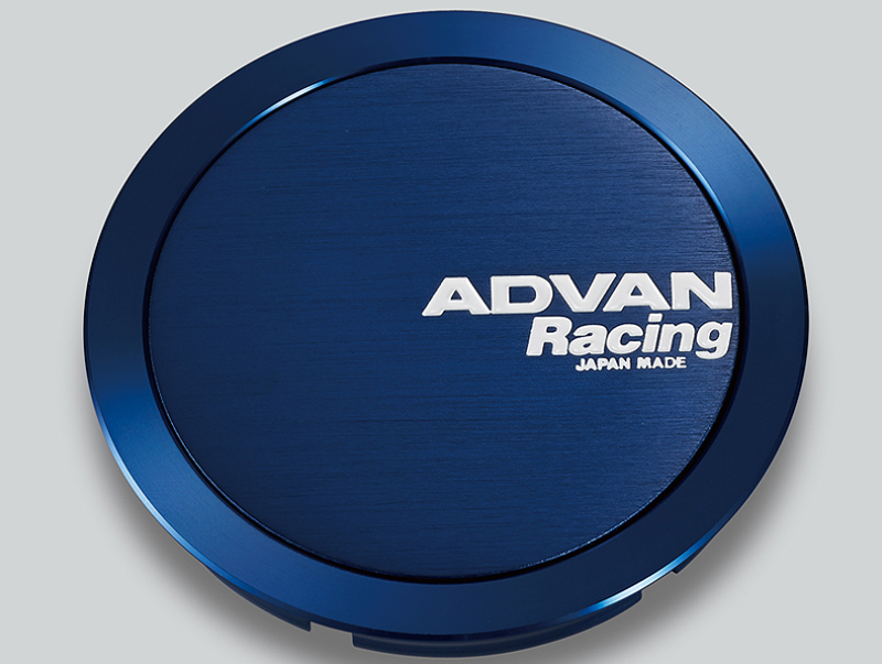 Advan, Advan 73mm Full Flat Centercap - Blue Anodized