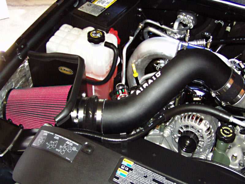 Airaid, Airaid 01-04 Chevy & GMC Duramax 6.6L LB7 CAD Intake System w/ Tube (Oiled / Red Media)