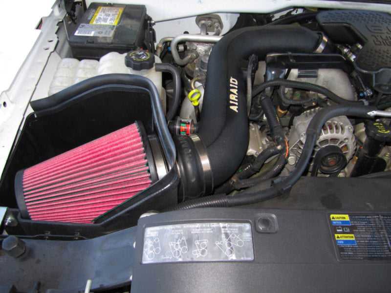 Airaid, Airaid 04-05 GM 2500/3500 Pickup / 6.6L DSL MXP Intake System w/ Tube (Oiled / Red Media)