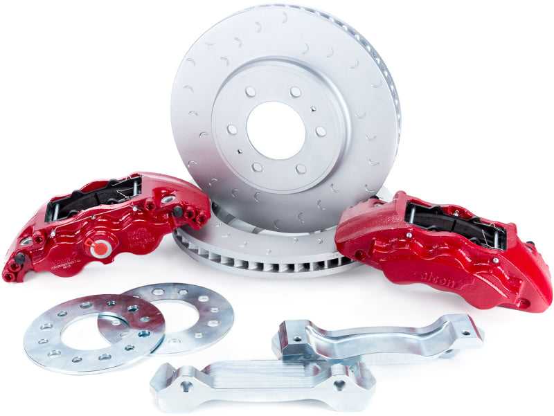 Alcon, Alcon 2010+ Ford F-150 347x36mm Rotors 6-Piston Red Front Brake Kit *Requires alcAC011507NANA