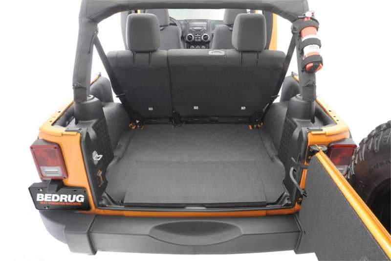 BedRug, BedRug 03-06 Jeep LJ Unlimited Rear 4pc BedTred Cargo Kit (Incl Tailgate & Tub Liner)