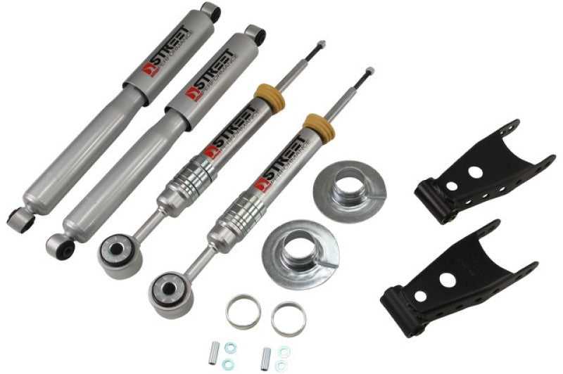 Belltech, Belltech 09-13 Ford F150 All Cabs Short Bed 2WD Lowering Kit w/ SP Shocks +1 to -3in F/2in R Drop